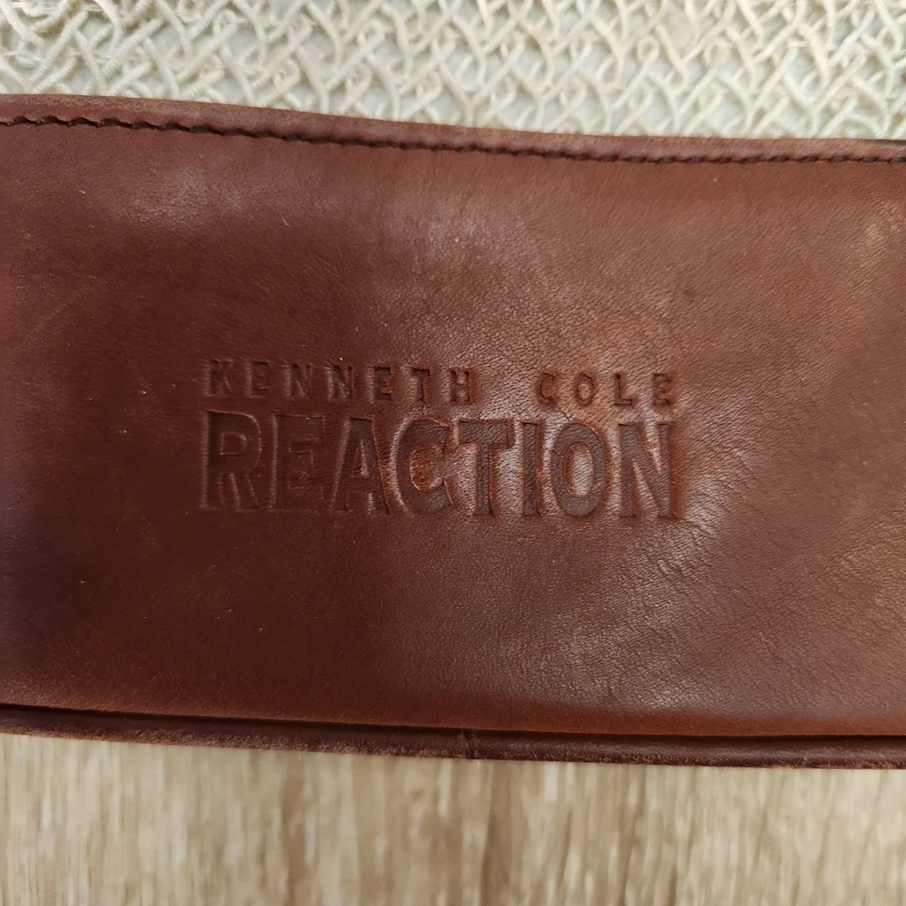 Kenneth Cole Reaction Cream and Brown Backpack